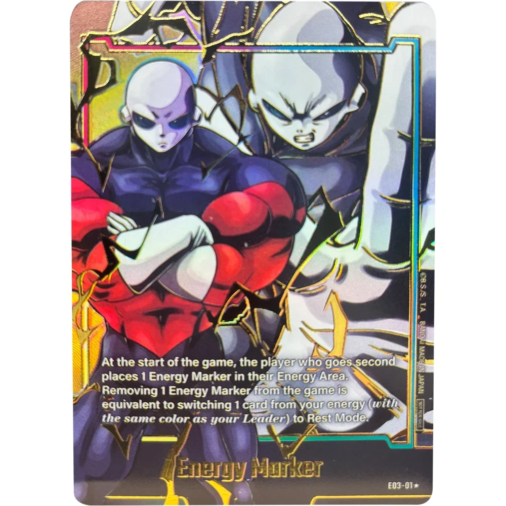 Karty kolekcjonerskie Dragon Ball DIY z hot stampingiem, Son Goku, Vegeta, karty z energią, karty do samodzielnego tworzenia, karty anime, zabawka na prezent