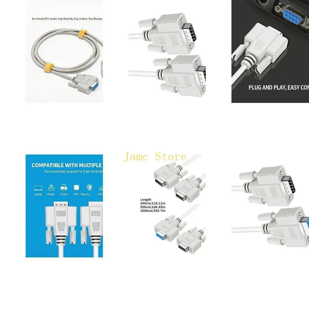 LX0B RS232 9 Pin Wiring Form with Metal Shell for Port Transfer Use