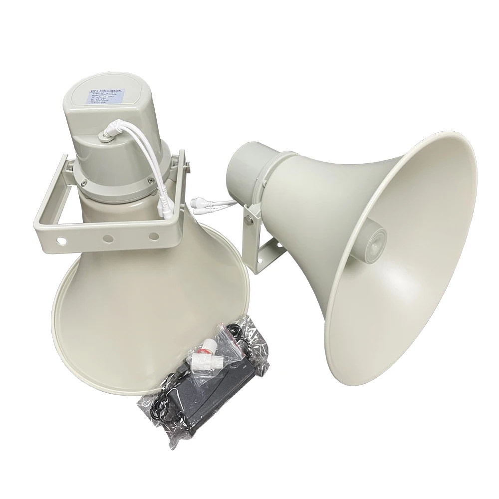 Ip Poe Actieve Hoorn Speaker Met Ingebouwde Versterker 30W Outdoor Ip66 Waterdicht Pa Systeem Hoorn Ip Hoorn Speaker