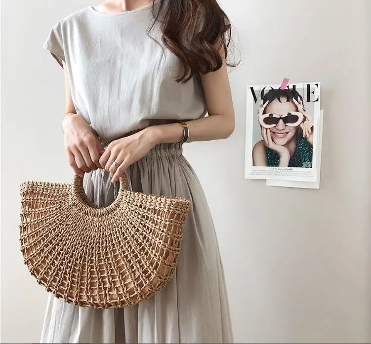 New Summer Women's Cotton Linen Dresses Fashion Artistic Solid O-neck Lace-up Dress Loose Stretch Waist Elegant Long Skirt Femme