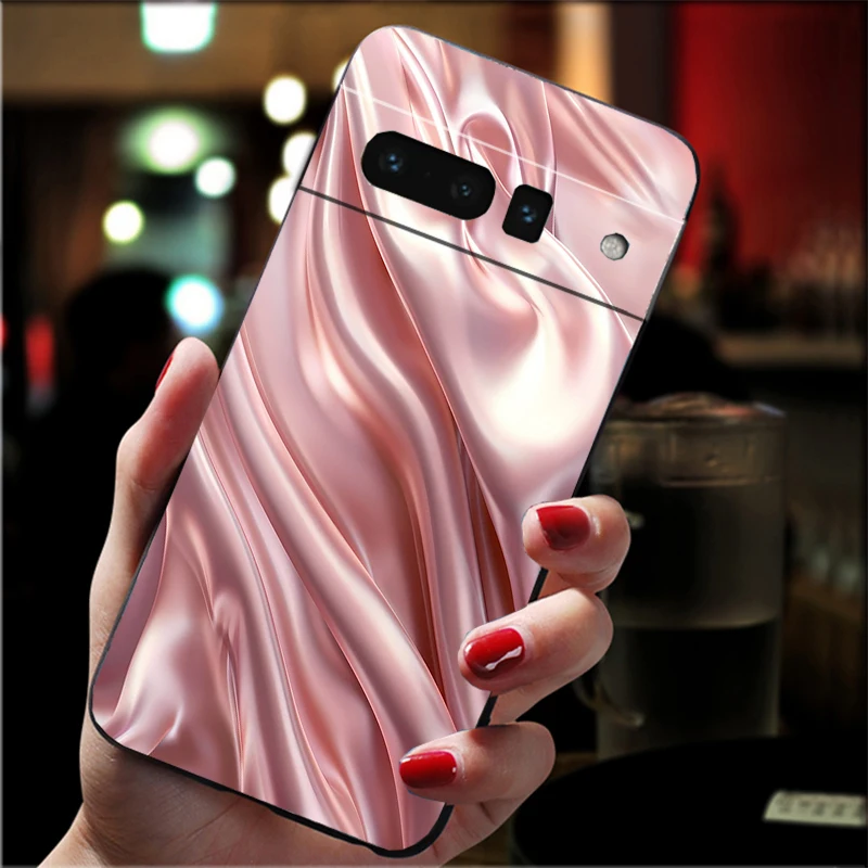 Custodia per telefono per Google Pixel 10 9 Pro XL 9A 8 7 6 Pro Pixel 8A 7A 6A Pixel 8 7 6 5 Custodia in oro rosa rosa