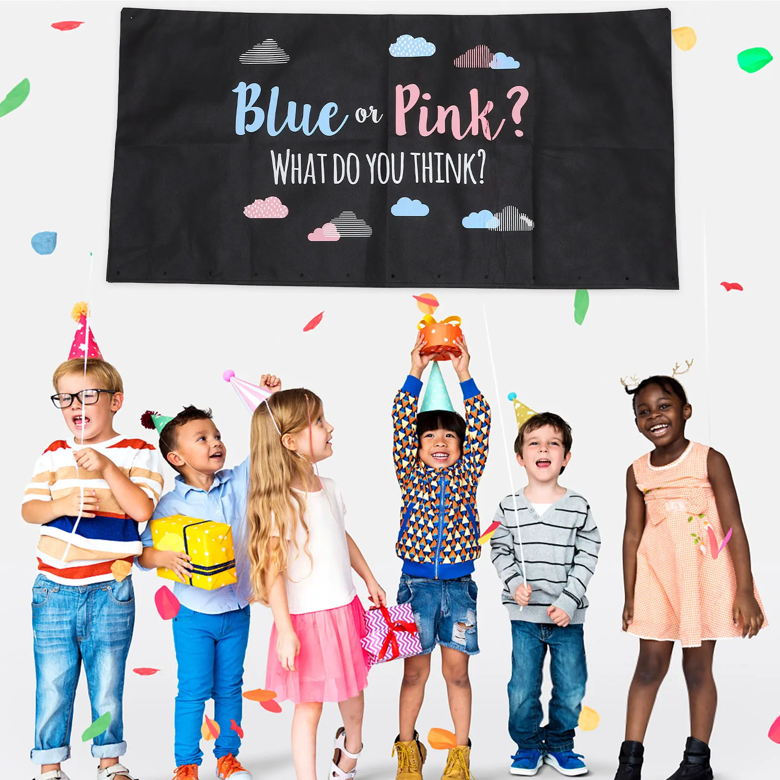 

1 Set Gender Reveal Balloons Latex Party Decor Pink Blue Balloons For Shower Gender Reveal Party Supplies Balloon Decor