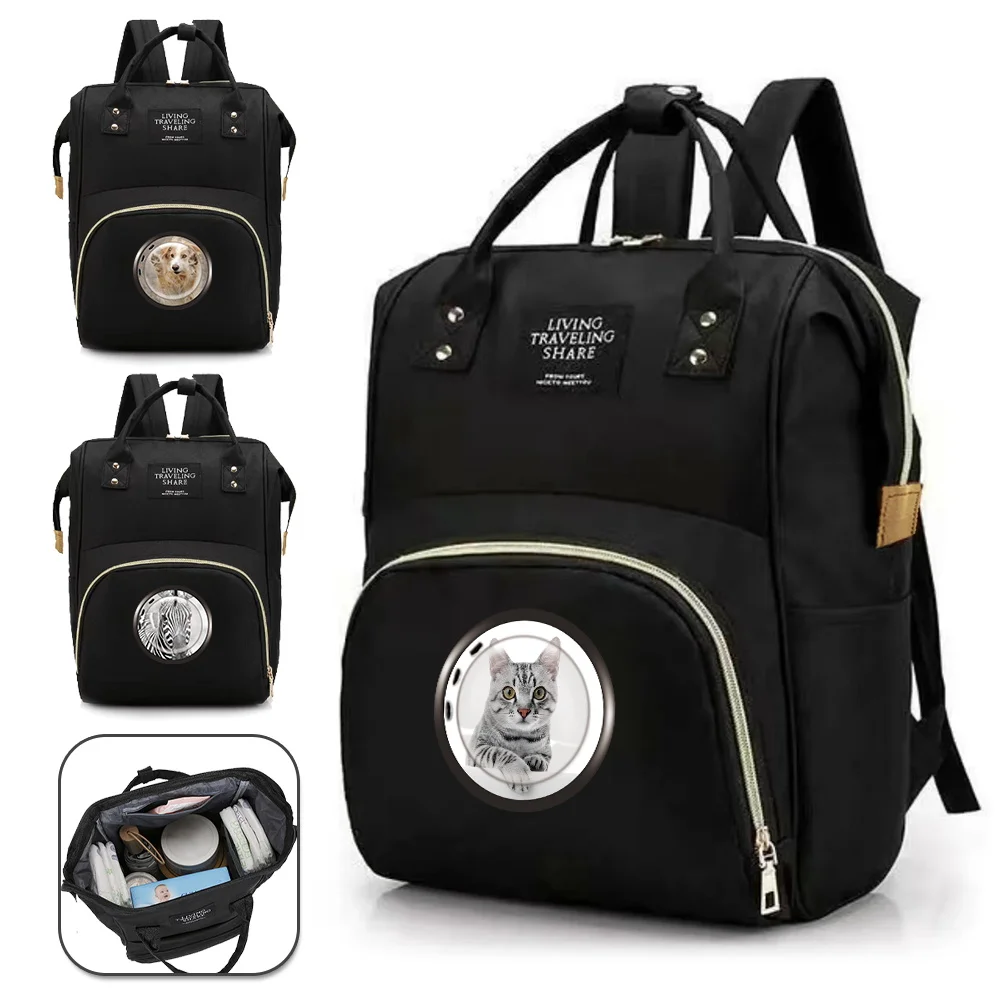 

Maternity Bag Infant Mummy Travel Lightweight Large Capacity Multi-Function Window Printing Series Diapers Bags Backpack