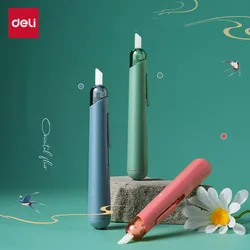 Deli Ceramics Knife Box Cutter Stationery нож 칼 Safe Not Easy to Injure Hands Pocket Knives Paper Opener Art Office Supplies