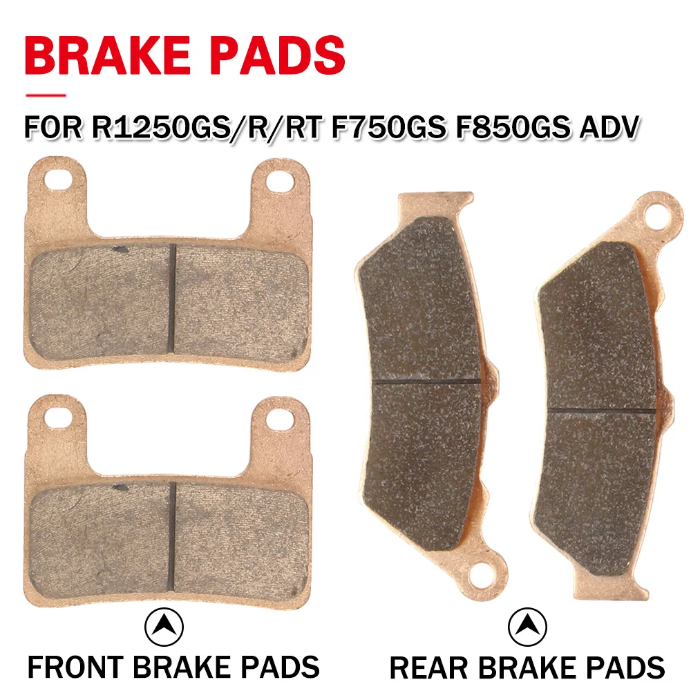 

Motorcycle Front Rear Brake Pads Metal Sintering Brake Pad For BMW R1250GS/R/RT F750GS F850GS ADV 2018-2022 2023 S1000R S1000RR