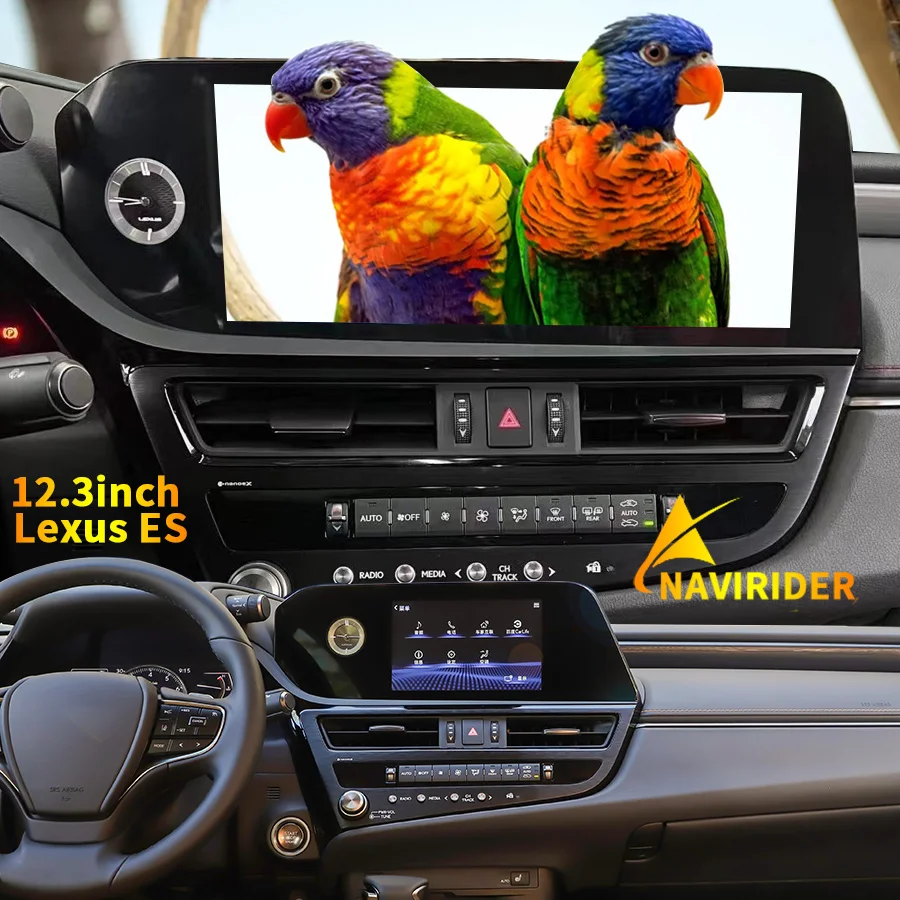 

12.3inch Car Radio GPS Navigation Stereo Android 13 Screen For LEXUS ES200 ES260 ES300 ES 2021 2022 ES Multimedia Video Player