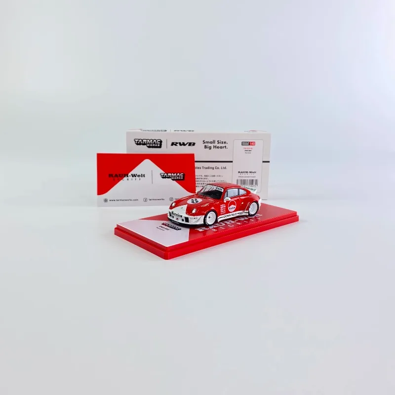 

【 In Stock 】1:43 RWB993 Marlboro coated die-cast alloy car model Collection Ornament, children's toy, adult decorative gift.