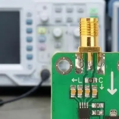 AD8313 Logarithmic RF Detector Module with Proportional Analog Output Wideband Frequency Response 50 Ohm PCB Board Green