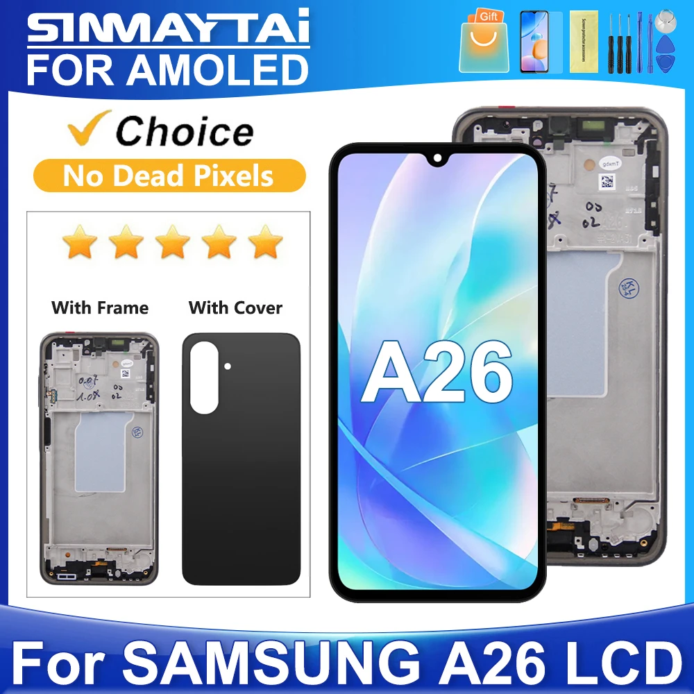

For Samsung 6.7''A26 For AMOLED A26 5G A266E A266B A266U A266U1 LCD Display Touch Screen Digitizer Assembly Replacement