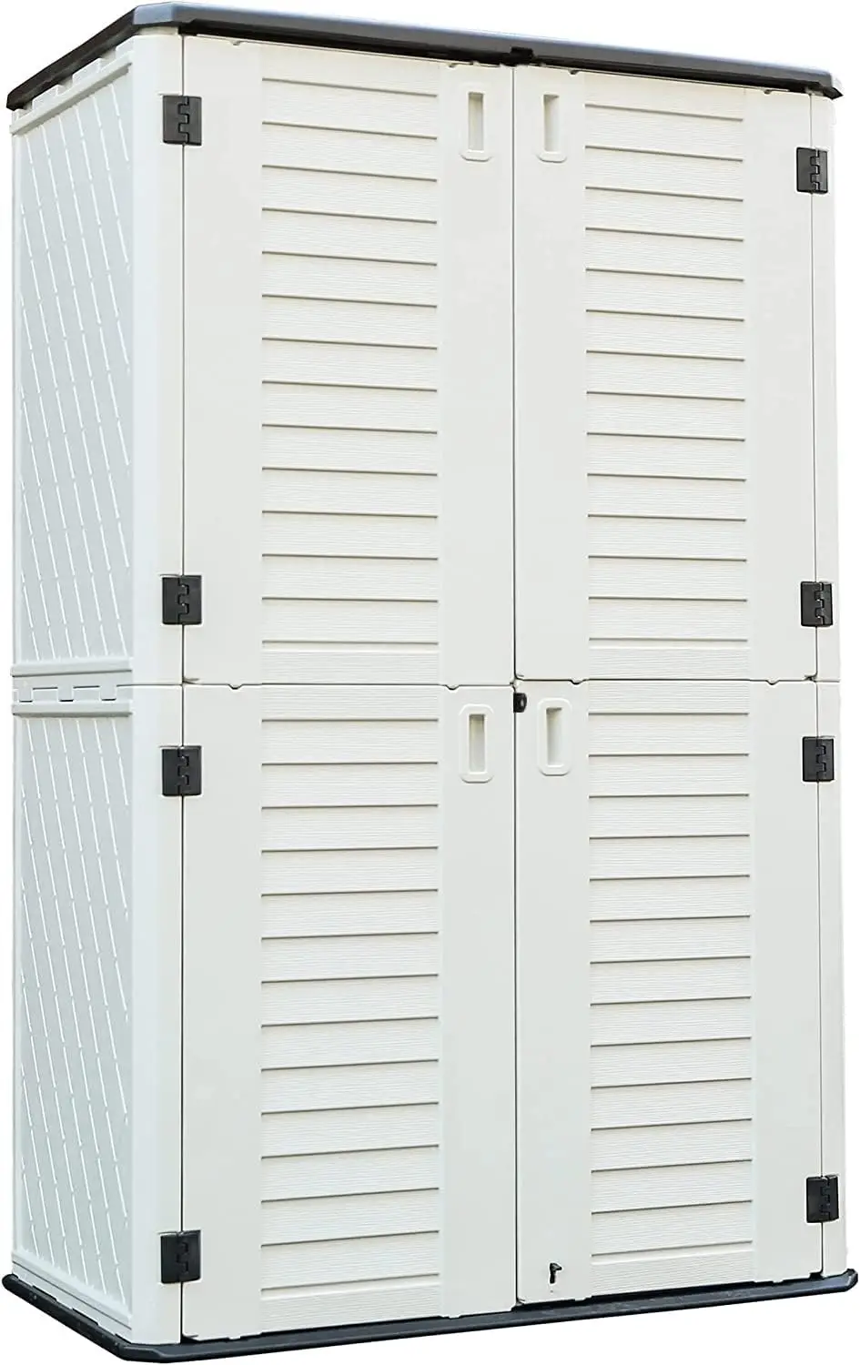 Outdoor Storage Cabinet Vertical Storage Shed Perfect to Store Patio Furniture Garden Tools Accessories Bike