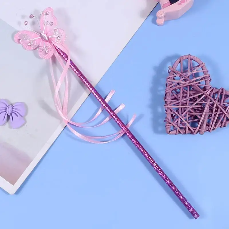 77JA ผีเสื้อ Princess คอสเพลย์ Props มือถือ Wand Props อุปกรณ์