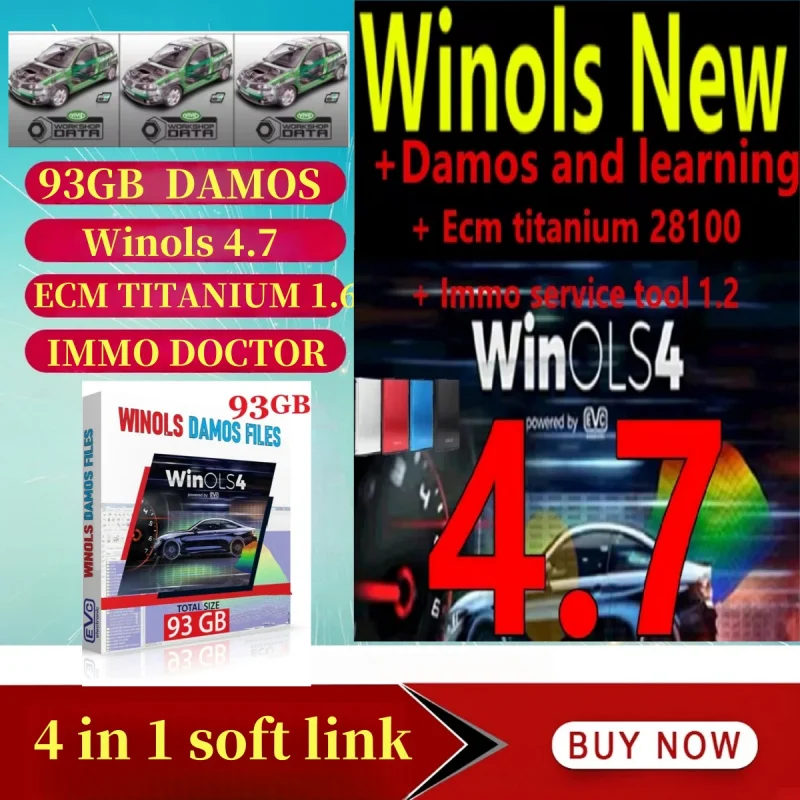 

2023 WinOLS 4.51 Auto ECU + 2020 Damos + ECM TITANIUM Chip Tuning SoftwareWith Plugins Больше функций Отправить компакт-диск USB
