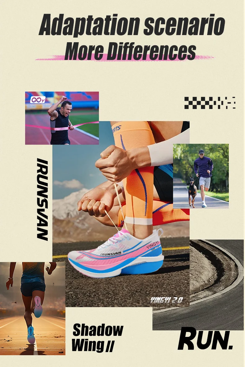 IRUNSVAN Shadow Wing 2.0 Marathon-Sport-Laufschuhe, leicht, sportlich, rutschfest, professioneller Full Palm Carbon Plate Sneaker – Detail 28