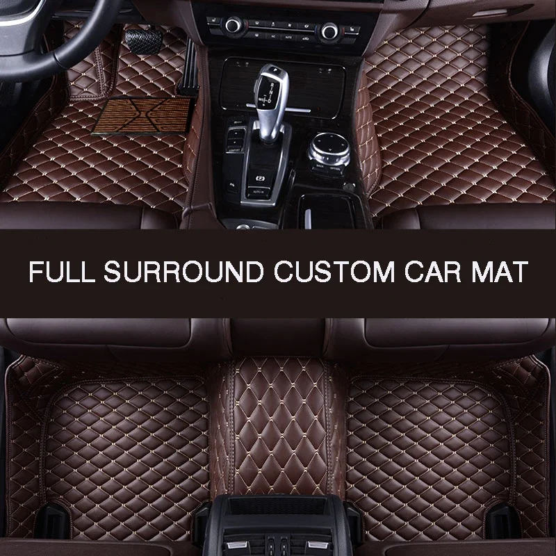 Full Surround Custom Leather Car Floor Mat For Dodge Viper RAM 1500 2500 ProMaster Magnum Auto Parts