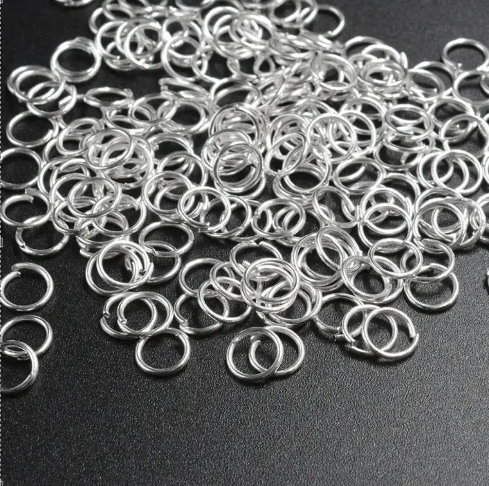 50-200pcs/lot 4 5 6 8 10 mm Jump Rings Split Rings Connectors For Diy Jewelry Finding Making Accessories Wholesale Supplies