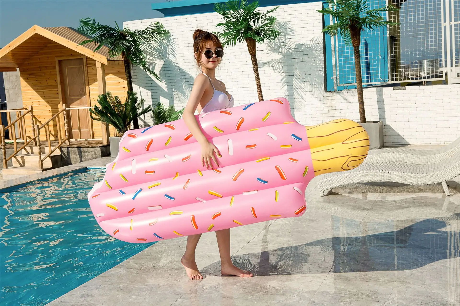 Balés de piscina, juegos inflables, diversión acuática, juegos de mesa inflables de PVC, flotantes, natación de verano, playa, 196cm