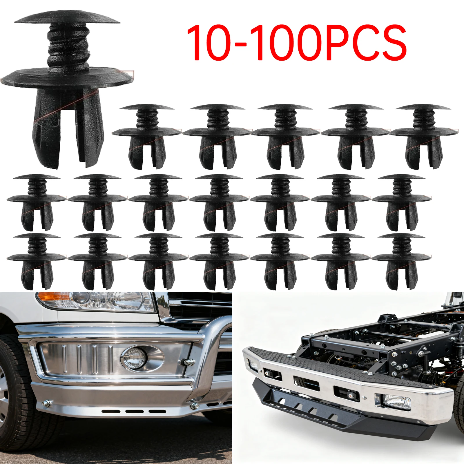 10-100x prendedor de carro clipe de para-choque interior guarnição push retentor para vw volkswagen t4 t5 transporter eurovan 701867299 clipes de plástico