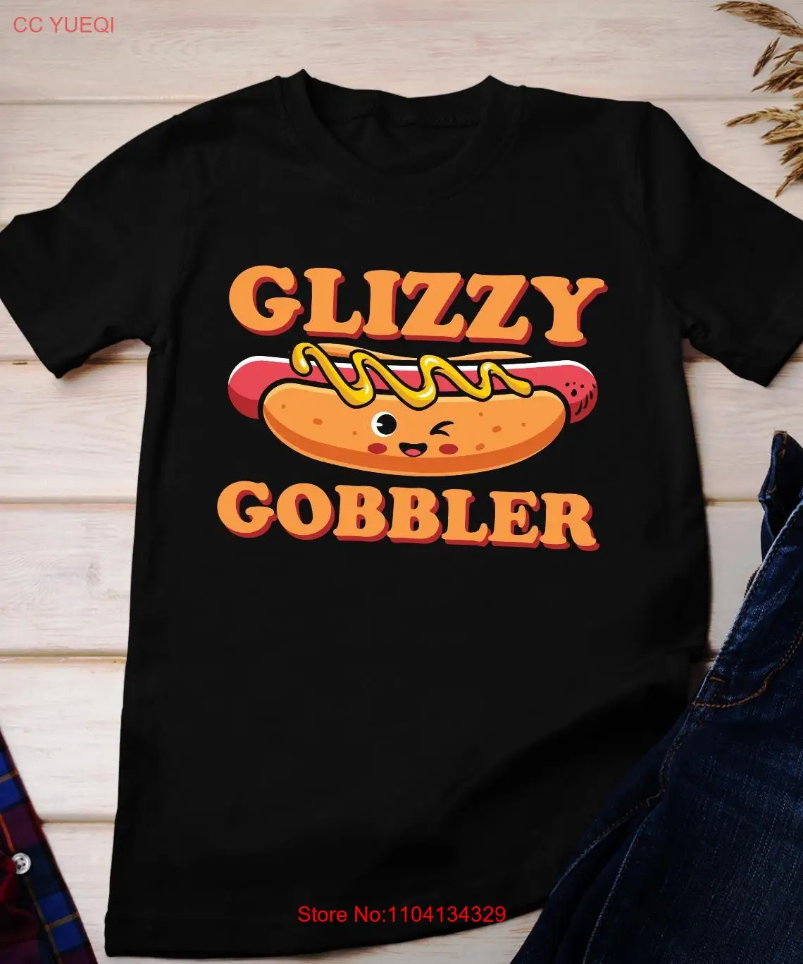 

Glizzy Gobbler T Shirt Funny Hotdog Girl I Love Hotdogs long or short sleeves