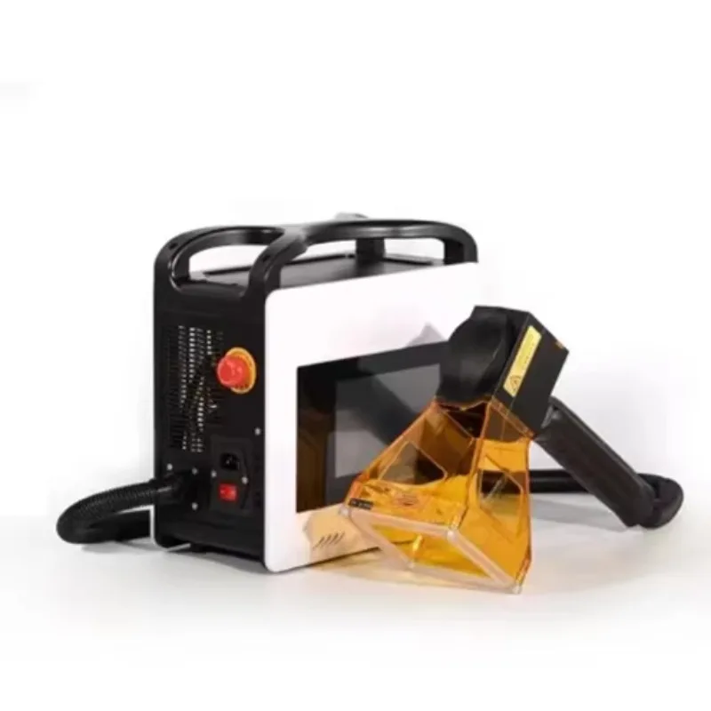 

Новая портативная ручная лазерная маркировочная машина с воздушным охлаждением 20 Вт, 30 Вт, 50 Вт для металла, пластика, шин (поддержка DXF/AI, простое управление)