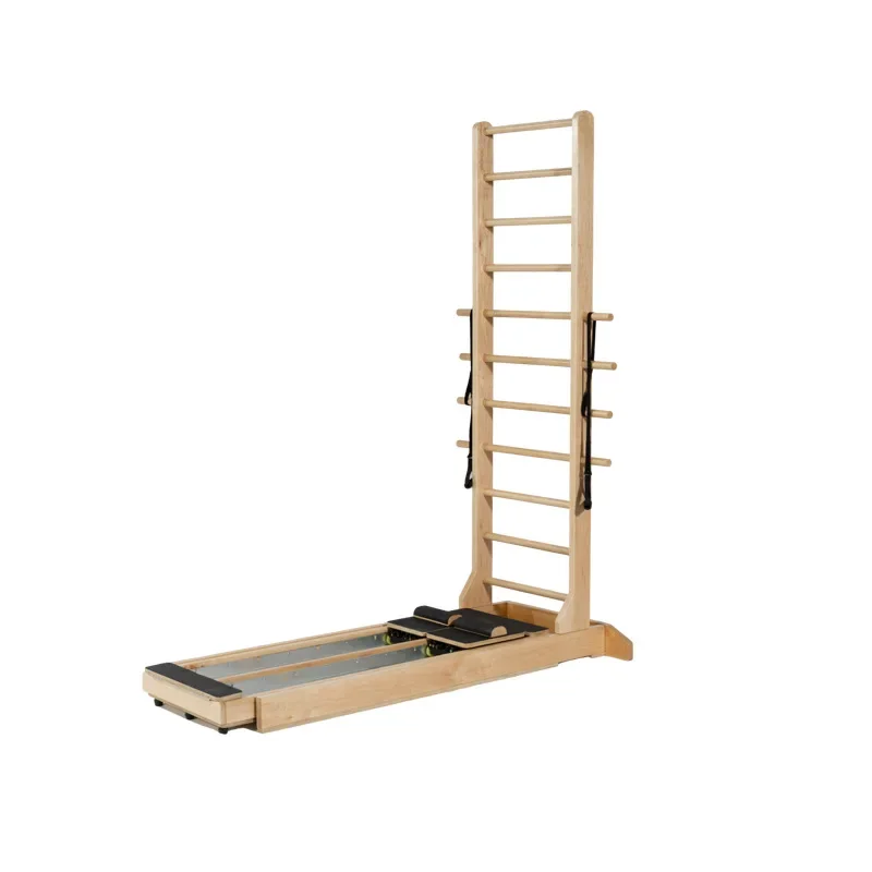 Two-Way Core Maple Wood Ladder Bed Private Teaching Pilates Reformers Multifunctional Fitness Equipment for Yoga Reformer