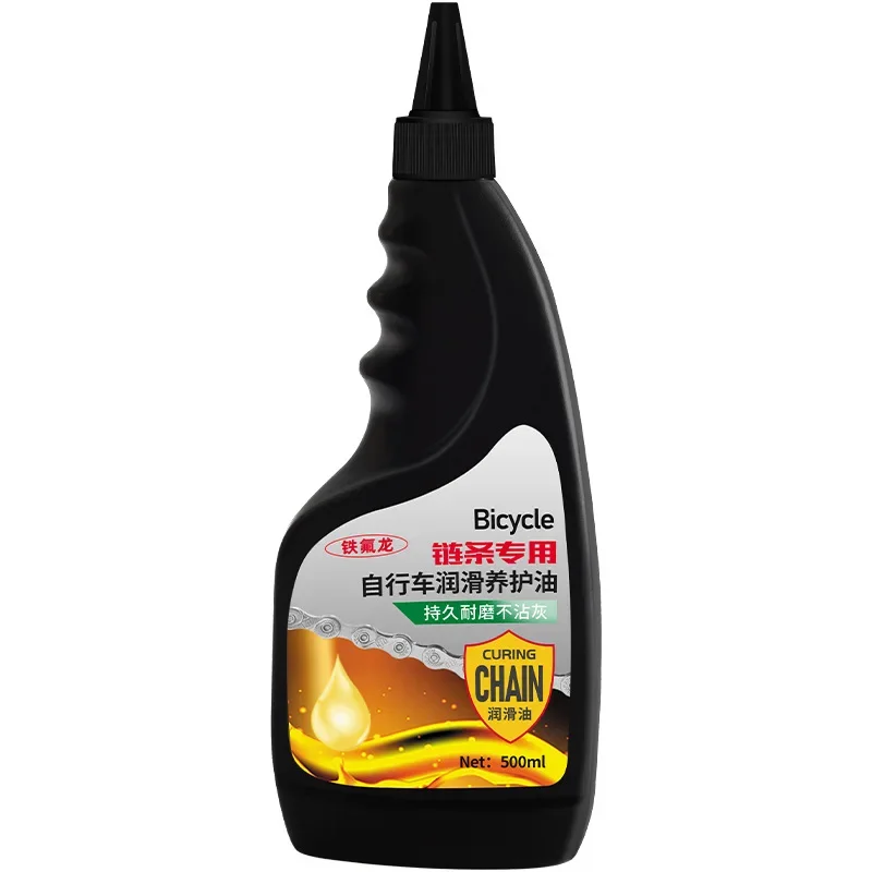 Teflon dry lubricant for bicycle chains