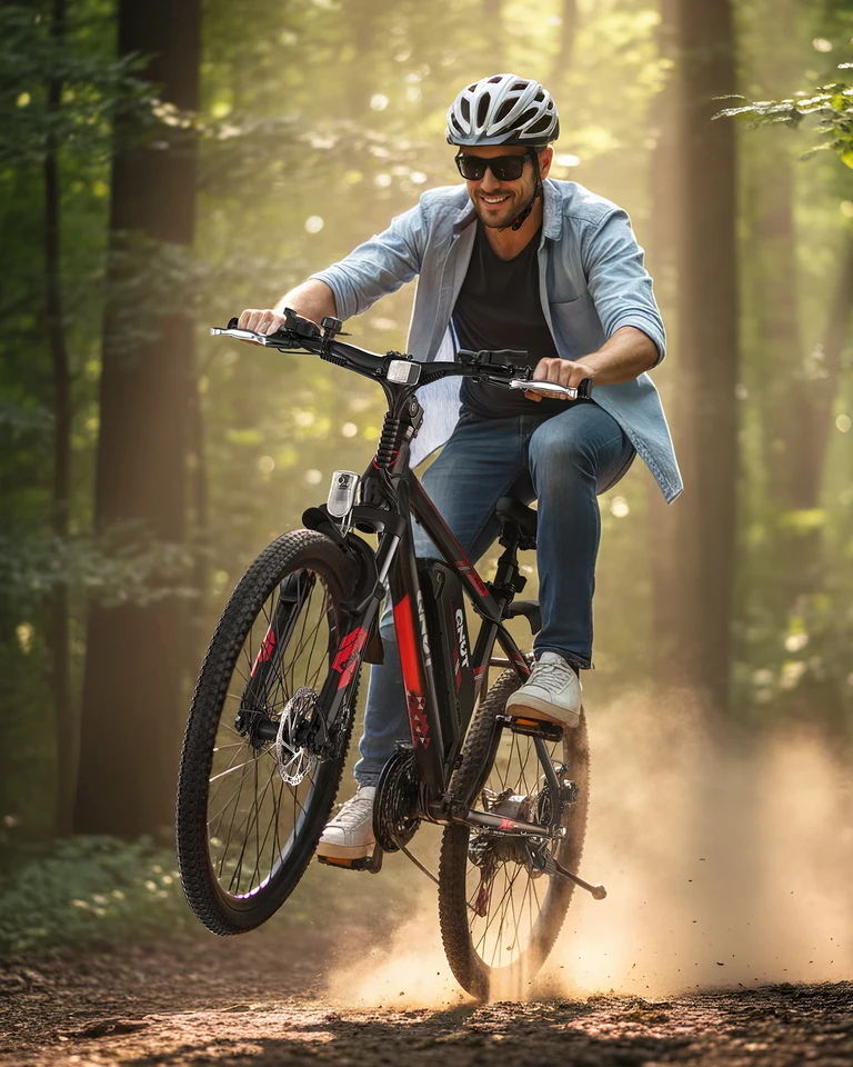 QNUT VICTOR 2.0 Pro Electric Bike For Adults 21 Speeds Gear 26" Electric Mountain Bike, 750W Peak, 20MPH, 36V 10.4Ah Removable Battery, Aluminum Frame, UL 2849 Certified Urban Commuting Ebike image 9