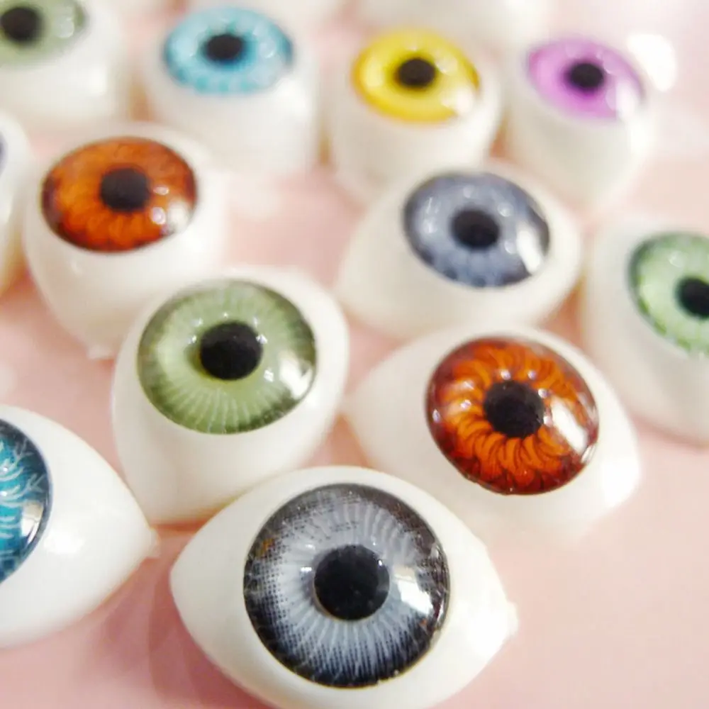 

5pairs High Quality 12x16mm Doll Acrylic Eyes Animals Parts DIY Doll Making Crafts Safety Doll Eyes DIY BJD Doll