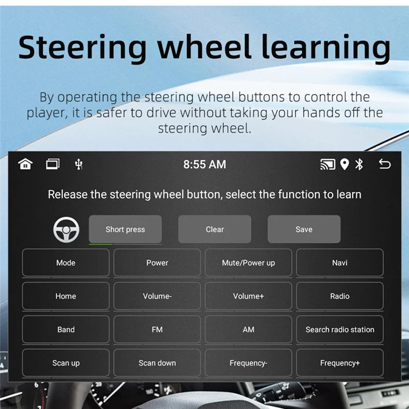 

Reliable-7In Car Radio For Ford Focus 2 S C Max Mondeo Kuga Fiesta Fusion Galaxy Transit 2 Din Android Player Carplay WIFI GPS D