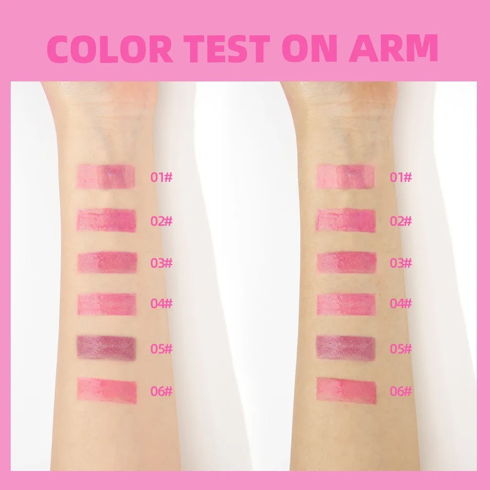 QIBEST 1 pieza de brillo de labios que cambia de Color con la temperatura, brillo de labios hidratante duradero, brillo de labios transparente rosa, maquillaje nacarado, nuevo