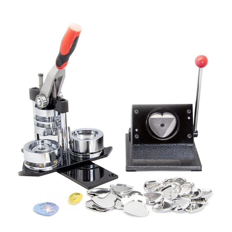 

Blank heart badge badge, love badge set