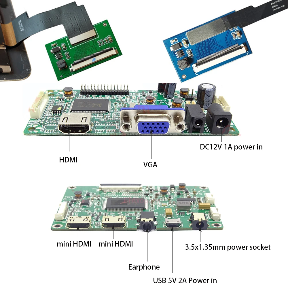 LCD driver board kit for ipad 5/6 air 9.7 inch 1536x2048 2K LP097QX2 HDMl driver board