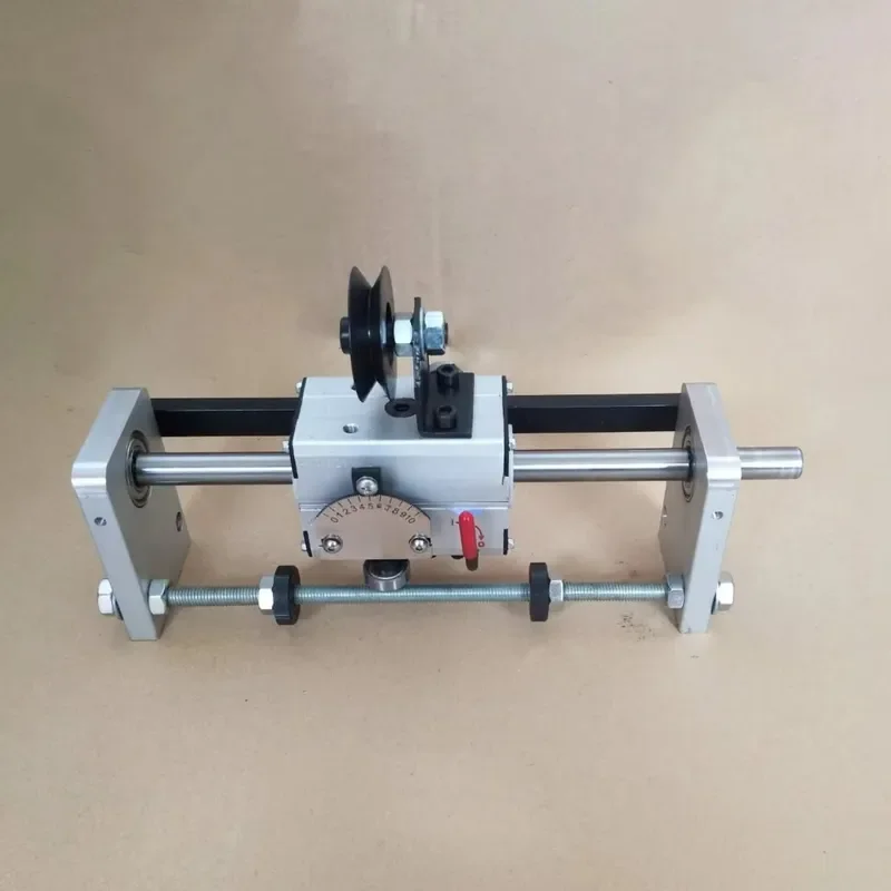 Large Aluminum Alloy Wire Cable Drum Winding Automatic Take Machine Rolling Ring Traverse Drive Model GP15C for Recycling