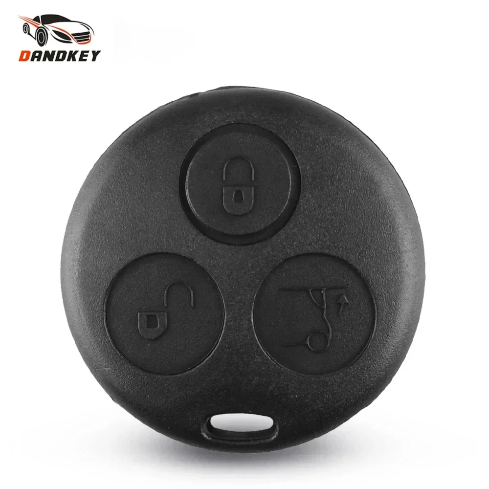 Dandkey جديد لبنز MB مرسيدس سمارت فورتو 450 فورفور رودستر سيتي كوبيه حافظة 3 أزرار لا شفرة سيارة مفتاح بعيد قذيفة فوب