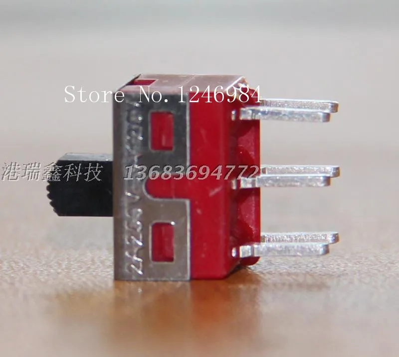 [SA]TS-11C -pin dual six feet two tranches small toggle switch slide switch Q15 Taiwan Deli Wei 5MD1--50pcs/lot