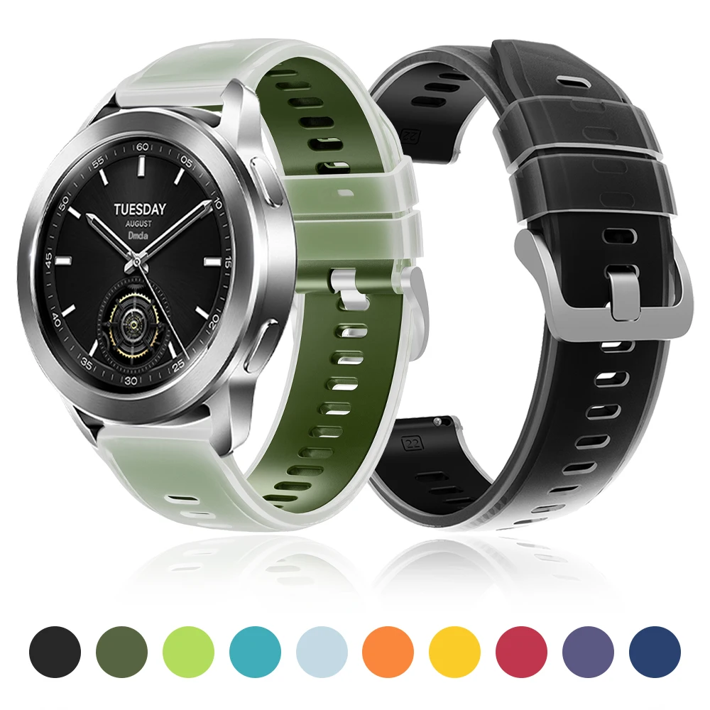 22Mm Silicone Strap…