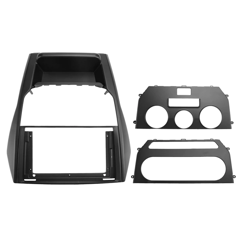 Newcar Fascia Radio Panel For Mahindra Scorpio S6 2018+ Dash Kit Install Facia Console Bezel Adapter GPS Plate Cover