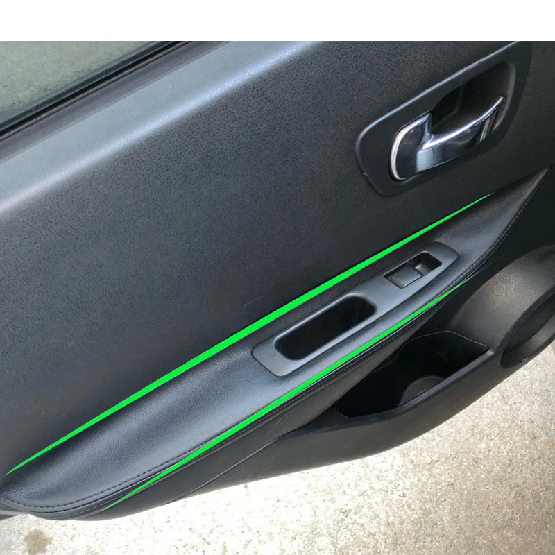 Microfiber Leather Door Armrest Protective Covers Wear‑Resistant Interior Trim for Peugeot 2008