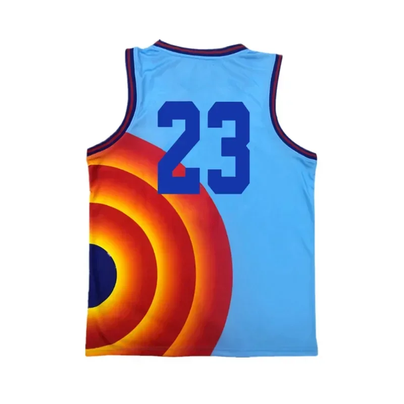 Movie Basketball Kids Jersey Vest Shirt Shorts Cosplay James Tune Squad Suit Summer Boys Girls Fashion Sportswear Clothes MN8