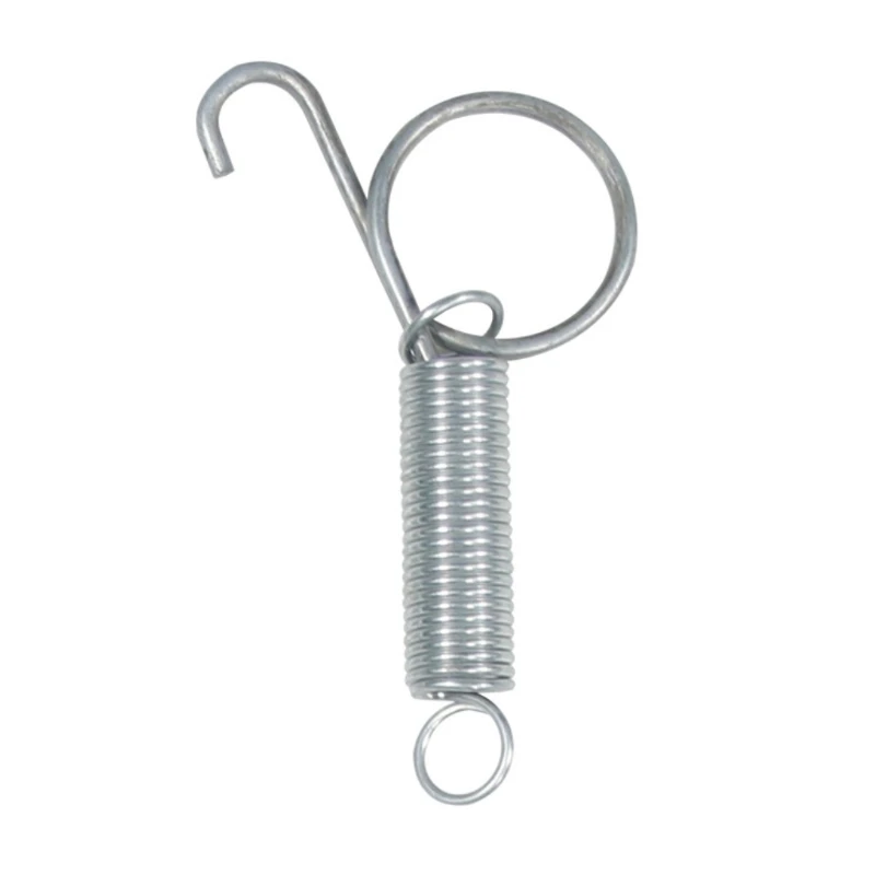 Cage Door Spring Hook 10Pcs Metal Spring Hooks Sturdy Tension Fixing Spring for Wire Rabbit/Bird/Hamster Cages S/L T21C