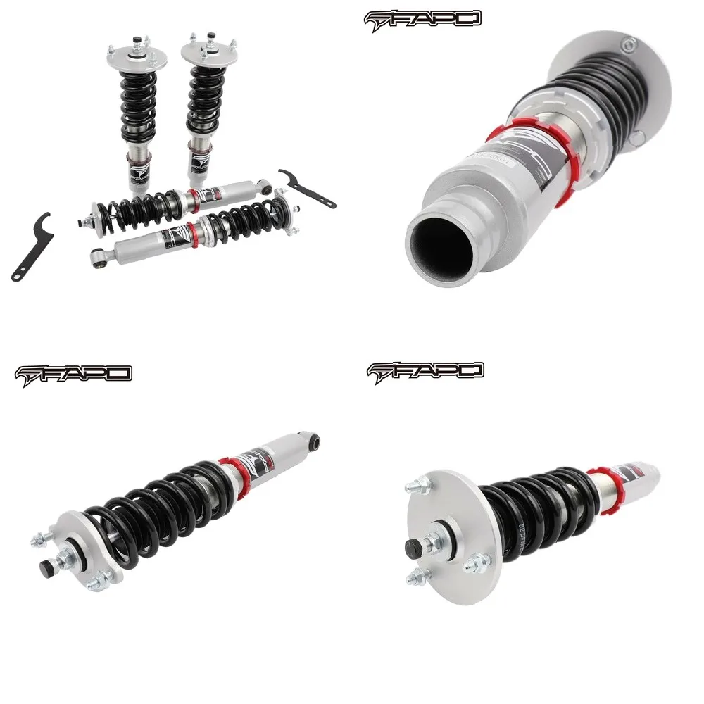 

FAPO PF003120 Adjustable Coilover Shock Absorber Kit for 1995-2000 Chrysler Sebring 1st Gen FJ