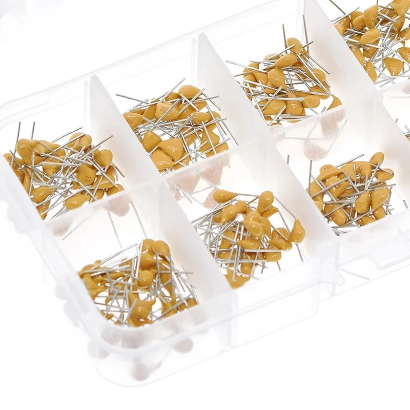 300Pcs 10Value Ceramic Capacitor Assortment Kit 50V 10Pf 20Pf 30Pf 47Pf 56Pf 68Pf