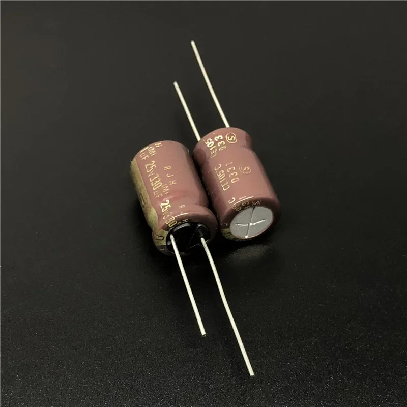 20PCS/100PCS ELNA Brown Robe Gold RJH Series 330uF 25V 25V330UF Audio DIY Electrolytic Capacitor