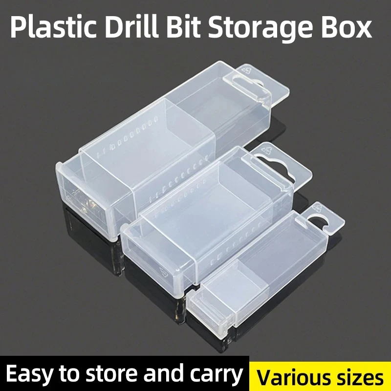 Caja de herramientas, caja de almacenamiento de piezas, cajas para brocas y fresas, caja telescópica rectangular, caja para brocas helicoidales, accesorios para machos de roscar, embalaje de herramientas