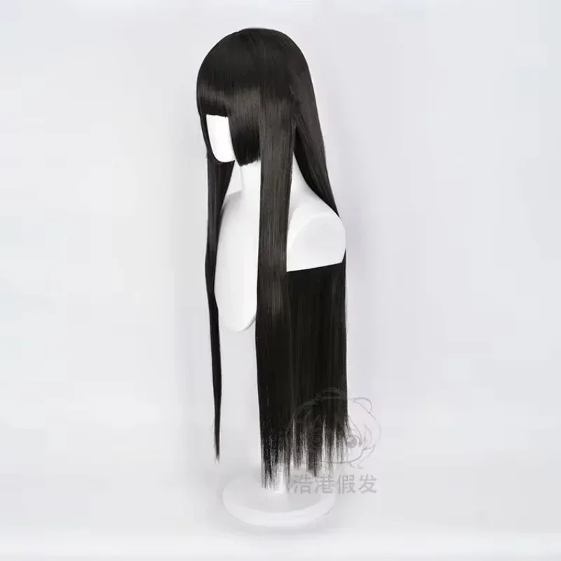 Parrucca Jabami Yumeko Kakegurui Parrucche Cosplay Donna Nero 100 cm Dritto Resistente Al Calore Capelli Sintetici Perucas Parrucca Cosplay