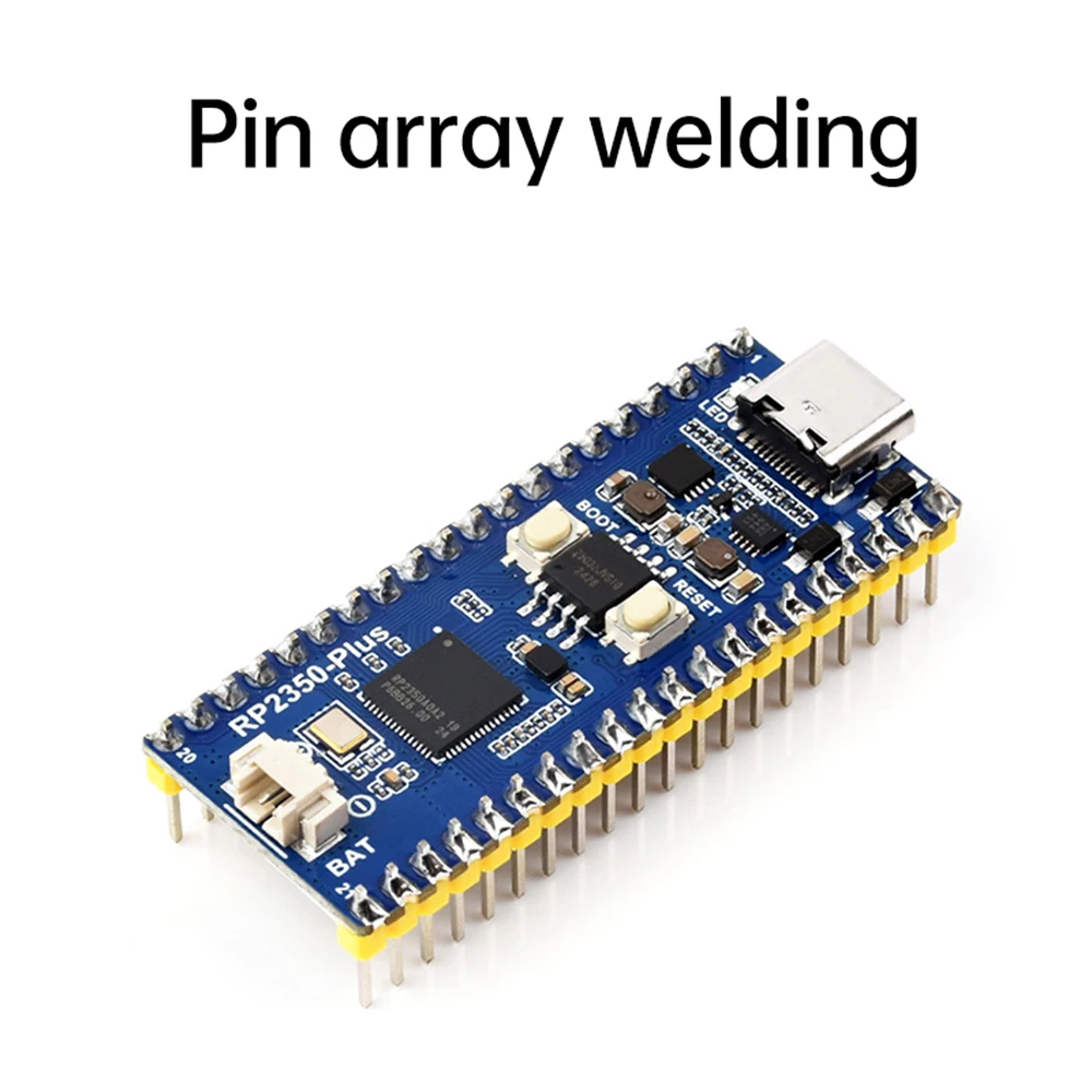 Para Raspberry Pi RP2350-Plus Placa de desarrollo RP2350 chip RISC-V Hazard3 520kbyte SRAM 4mbyte QSPI memoria flash ARM Cortex-M33