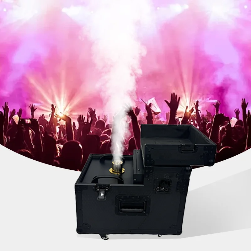 【High Quality】DMX Remote 600W Dual Atomization Haze Machine Professional Stage Theater Quiet 1.2L Tank High Output Compact Unit