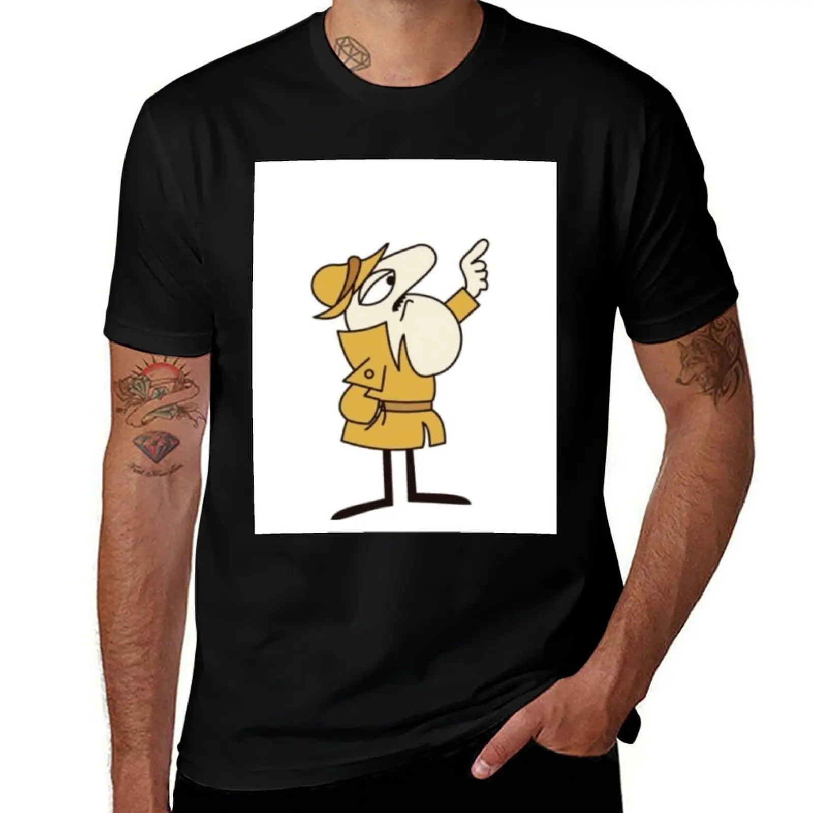 

inspector clouseau T-Shirt cute tops anime tshirt tees Men's t-shirts