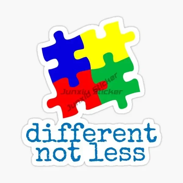 Autism Awareness Care Autism Color Jigsaw Creative Sticker for Decorate Car Table Motorcycle Helmet Bumper Decal Accessorie view 6