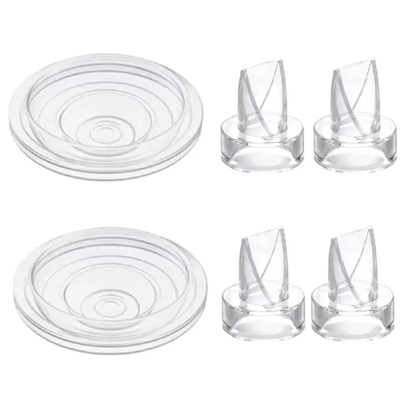 S9 Pro/S12 Pro/S9/S12 Duckbill Valve and Silicone Diaphragm Replacement Parts Compatible with Momcozy Wearable Breast Pump
