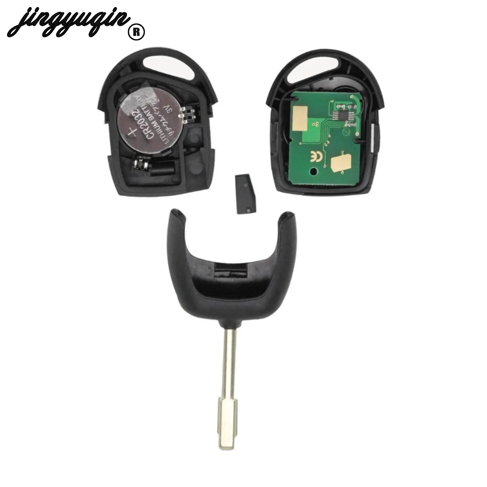 

Jingyuqin 3-кнопочный дистанционный ключ 315/433 МГц для Ford Focus Fiesta Fusion C-Max для Mondeo Galaxy C-Max S-Max с чипом ID60 4D63